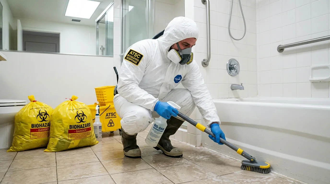 Decontamination equipment deployed for Blood Cleanup in Safety Harbor